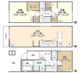 Kolet武蔵新城＃08の物件間取画像